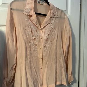 Vintage silk work shirt
